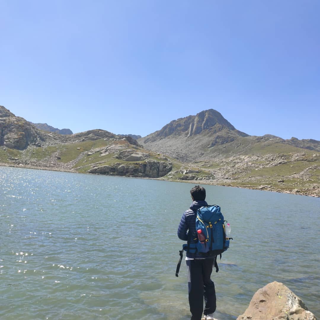 Deodar forest and river at Daksum